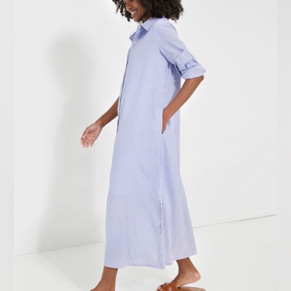 Tuckernuck Pomander Place Blue Stripe Griffin Dress - Picture 3 of 12